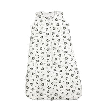 little acorn | Cotton Leopard Print Baby Sleeping Bag - 2.5 TOG